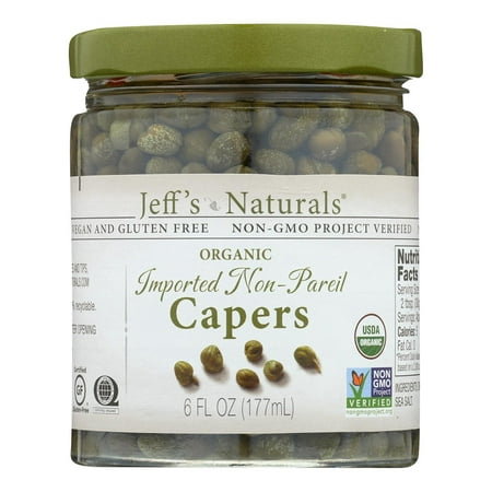 Jeffs Natural Imported Non Pareil Capers  6 Ounce - 6 per Case.6