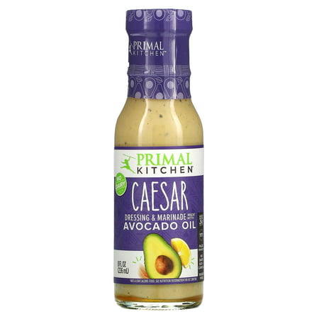 Primal Kitchen  Dressing Marinade Made with Avocado Oil  Caesar  8 Fl Oz (236 Ml)