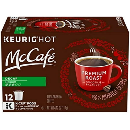 Mccafé Decaf Premium Medium Roast K-Cup Coffee Pods (12 Pods)