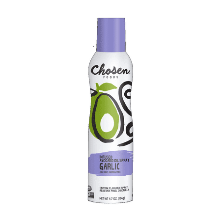 Chosen Foods Garlic Infused Avocado Oil Spray  4.7 Oz Pack of 6