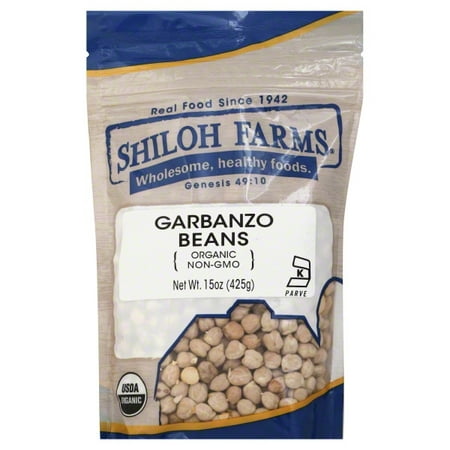 Shiloh Farms Organic Garbanzo Beans -- 15 Oz Pack of 4