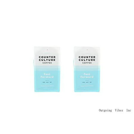 Counter Culture Whole Bean Coffee (Fast Forward) 12 Oz (Pack of 2)