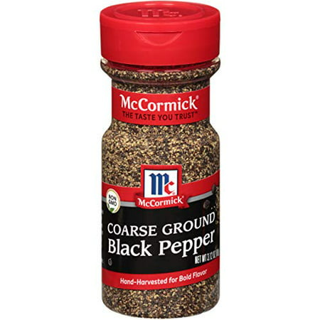McCormick Coarse Ground Black Pepper  3.12 Oz