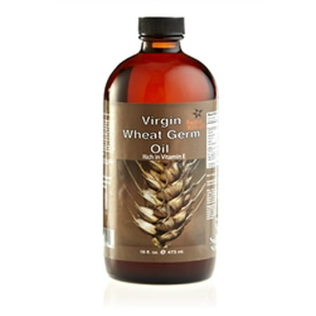 Sweet Sunnah Natural Wheat Germ Oil Virgin 16 Oz. GLASS