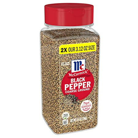 McCormick Coarse Ground Black Pepper  6.5 Oz