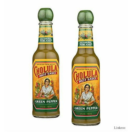 Green Pepper Hot Sauce 5 Fl Oz Set of 2