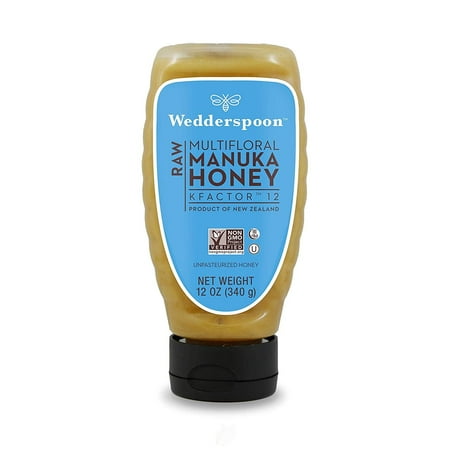 (3 Pack) Wedderspoon Raw Multifloral Manuka Honey Kfactor 12 340G/12oz
