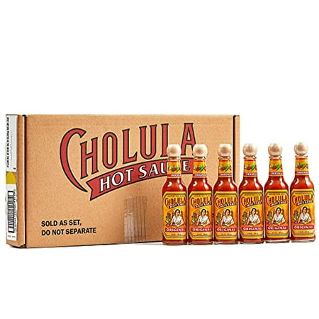 Cholula Original Hot Sauce 5 Fl Oz Multipack  6 Count | Crafted with Mexican Peppers and Spice Blend | Hot Sauce Lover Gift Set | Gluten Free  Kosher 