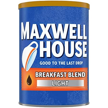 Maxwell House Breakfast Blend Ground Coffee  Light Roast  11 Ounce Canister