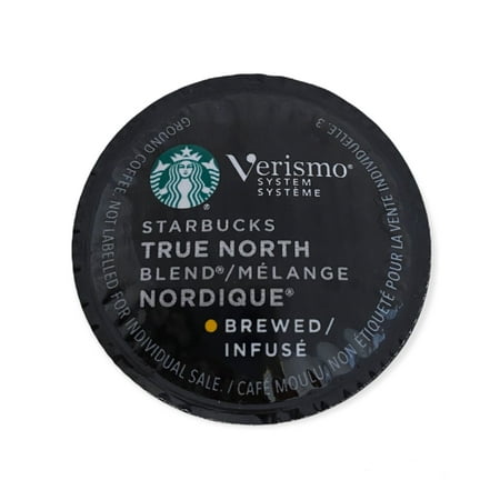 Starbuck S | VERISMO True North Nordique - Brewed Coffee  Blonde Roast  100% Arabica Coffee  Hints of Cocoa & Toasted Nuts | Box of (12) Single-Use Po