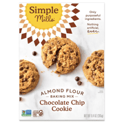 Simple Mills Gluten Free Almond Flour Chocolate Chip Cookie Baking Mix  9.4 Oz [Pack of 6]