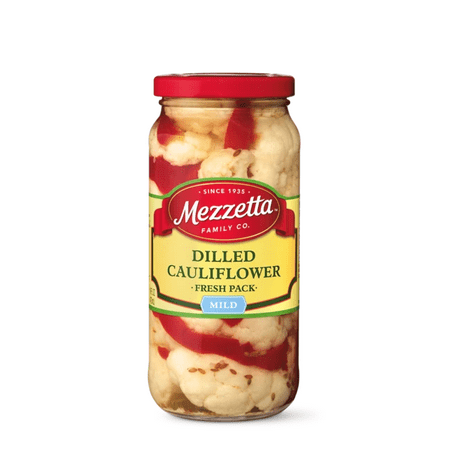 Mezzetta Dilled Pickled Cauliflower  2-Pack 16 Oz Glass Jars