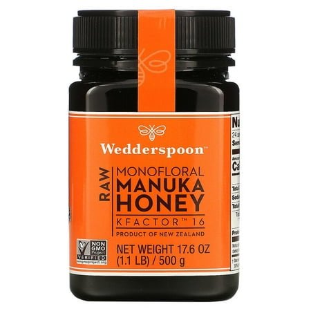 Wedderspoon Raw Maunka Honey Kfactor 16 17.6 Oz Pack of 3