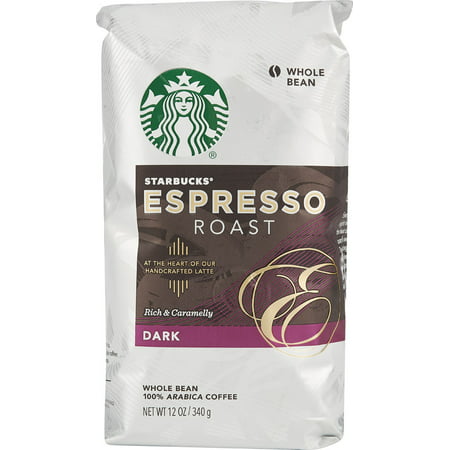 Starbucks Whole Bean Coffee Dark Roast Espresso Roast -- 12 Oz