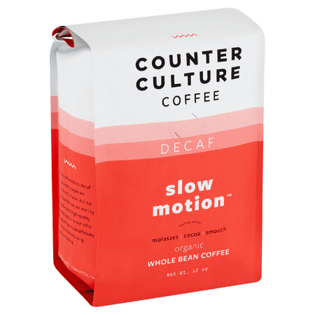 Counter Culture Slow Motion Whole Bean Decaf Coffee  12oz (pack of 6)