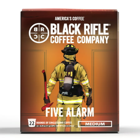 Black Rifle Coffee Company Five Alarm K-Cup Pods  Medium Roast  22 Ct