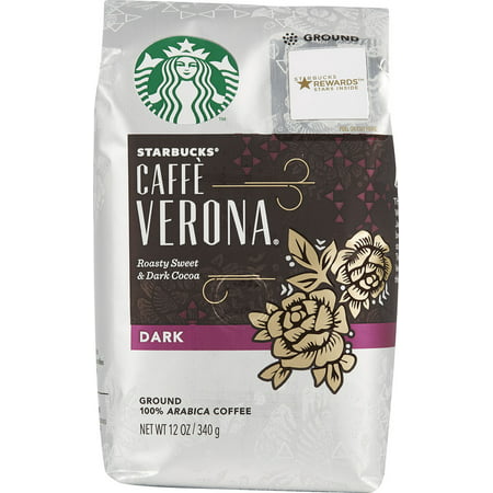 Starbucks Ground Coffee Dark Roast Caffe Verona -- 12 Oz