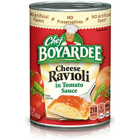 Chef Boyardee Cheese Ravioli in Tomato Sauce  15 Oz  12 Pack
