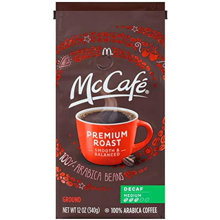 Mccafe Premium Roast Decaf Ground Coffee (12Oz Bags  Pack of 6)