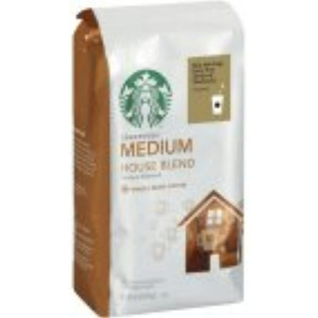 Starbucks House Blend Whole Bean Coffee  12 Ounce (Pack of 6)