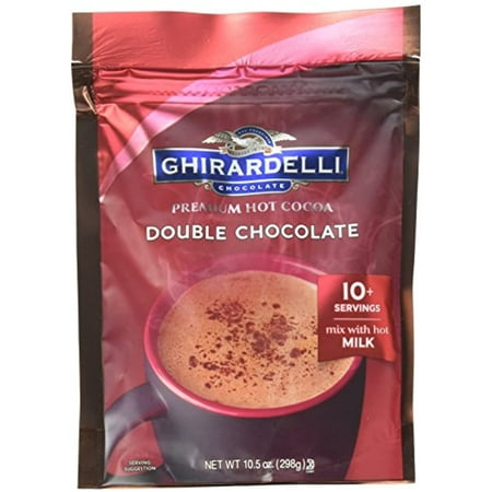 Ghirardelli Double Chocolate Premium Hot Cocoa  10.5 Ounce -- 6 per Case.