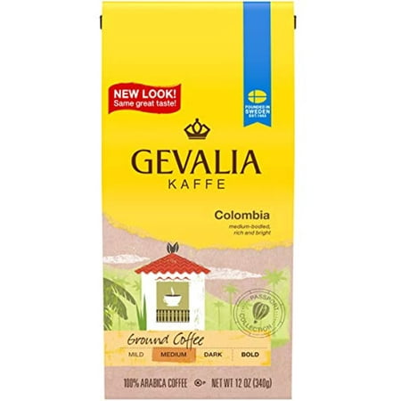 Gevalia Colombian Roast Ground Coffee Blend (12Oz Bag  Pack of 2)