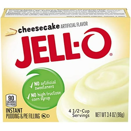 Jell-O Instant Cheesecake Pudding & Pie Filling (3.4 Oz Boxes  Pack of 6)