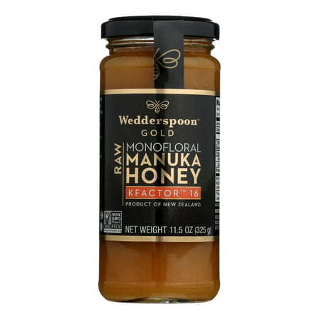 (6 Pack) Wedderspoon GMO-Free Raw Monofloral Manuka Honey  11.5 Oz