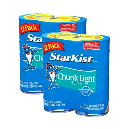 StarKist Chunk Light Tuna in Water (5 Oz.  12 Pk.) - Pack of 2