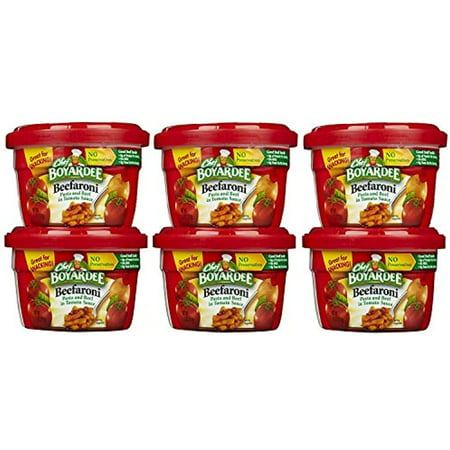 Case of Chef Boyardee Microwave Beefaroni (12 Total)
