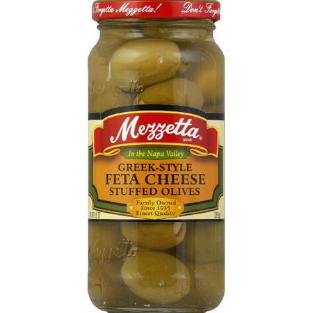 Mezzetta Feta Cheese Stuffed Olives  2-Pack 9.5 Oz. Jars