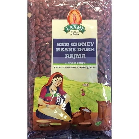Laxmi Rajma Red Kidney Beans Dark - 2 Lb (907 Gm)