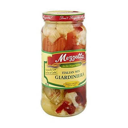 (6 Pack)Mezzetta Italian Mix Giardiniera  16 Oz.