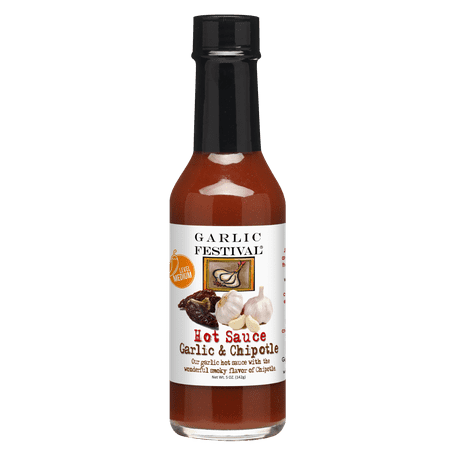 Garlic Festival Garlic & Chipotle Hot Sauce Net Wt. 5 Oz