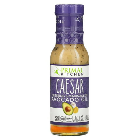 Primal Kitchen  Dressing & Marinade Made with Avocado Oil  Caesar  8 Fl Oz Pack of 4