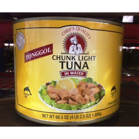 Chef S Quality Chunk Light Tuna in Water Tongol  399 Ounce