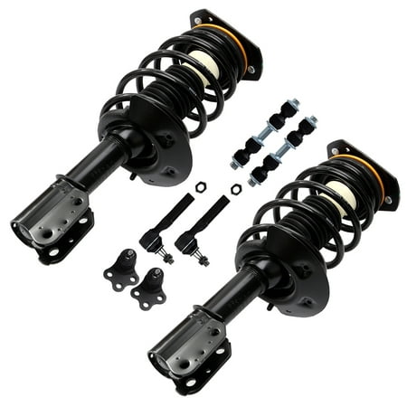 CCIYU Complete Suspension Kit Fits 00 01 02 03 04 05 06 07 08 09 10 11 12 for Chevrolet Impala Includes Strut Spring Assembly  Stabilizer Bar Link Kit