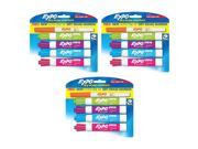 Expo Low Odor Dry Erase Markers, Chisel & Ultra-Fine Tips, Assorted Colors, 12 + 3 Bonus Pack