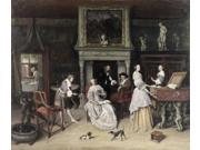 Fantasy Interior with the Family of Jan Van Goyen  Ca. 1661-63  Jan Steen (1626-1679 Dutch)  Oil on Canvas  Nelson-Atkins Museum of Art  Kansas City  