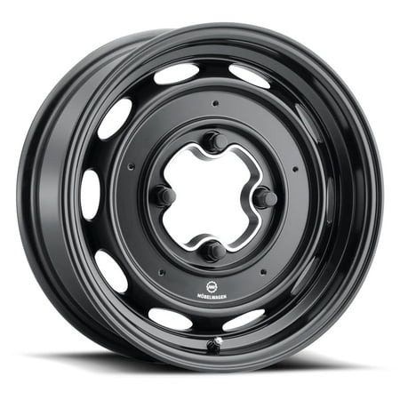 15x5.5 Mobelwagen 430B Interceptor Satin Black Wheel 4x130 (20mm)