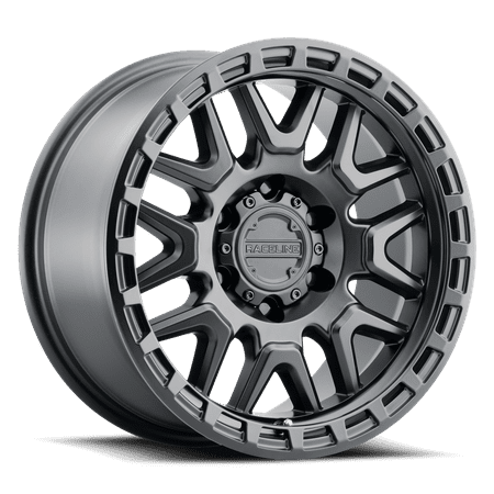 Raceline 953B-KRANK 16  Cast Aluminum Wheel  KRANK SATIN BLACK 16X8 6X139.7 0mm