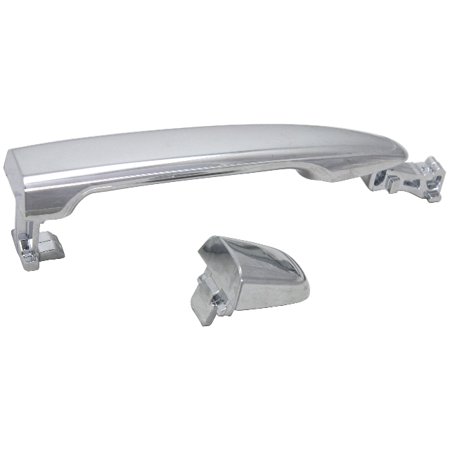 LAND CRUISER 03-09/HIGHLANDER 08-17 FRONT EXTERIOR DOOR HANDLE RH  All Chr  W/o Keyhole and PBBS
