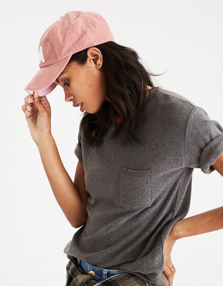 Ae Soft & Sexy Plush Rolled-sleeve Tee