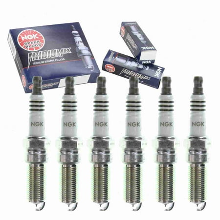 6 Pc NGK 6509 Iridium IX Spark Plugs for 3017 4714 4719 5339 6728 9617 CYFS12YP HR7MPP30X IT20TT ITV20 ITV20TT IVT20TT SP526 XP5363 XP5863 Ignition Wi