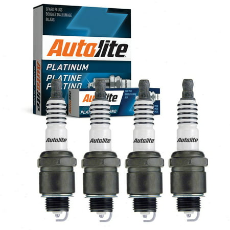 4 Pc Autolite AP86 Platinum Spark Plugs for 2292 58 6006 88901023 AR52 Ignition Wire Secondary Fits Select: 1968 CHEVROLET CHEVELLE  1971-1974 OLDSMOB