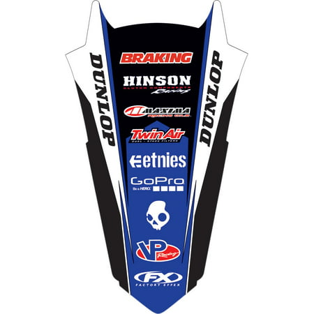 Factory Effex Yamaha Rear Fender Graphics Kit (17-32218)