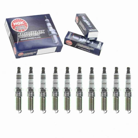 10 Pc NGK 6509 Iridium IX Spark Plugs for 3017 4714 4719 5339 6728 9617 CYFS12YP HR7MPP30X IT20TT ITV20 ITV20TT IVT20TT SP526 XP5363 XP5863 Ignition W