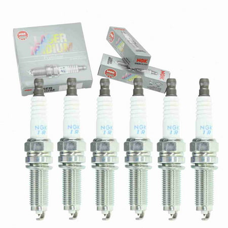 6 Pc NGK 7751 Laser Iridium Spark Plugs for 12290-R70 -A010-M1 12290-R70-A01 12290R70A010M1 Ignition Wire Secondary Fits Select: 2016-2018 2020-2023 J