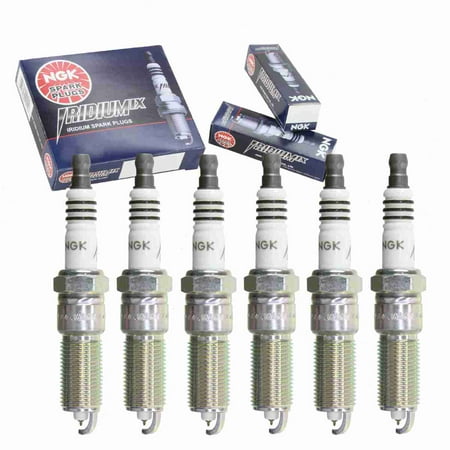 6 Pc NGK 2313 Iridium IX Spark Plugs for 4482 9654 HR9SII330X Ignition Wire Secondary Fits Select: 2003-2008 DODGE RAM 1500  2001-2010 CHRYSLER PT CRU
