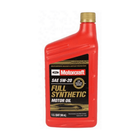 1 Quart Gasoline Engine Motor Oil FORD MOTORCRAFT SAE 5W-20 MPN #XO-5W20-QFS